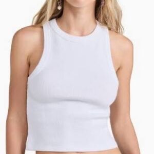 soldout.nyc Not So Basic Cropped Tank in Brown Size Small